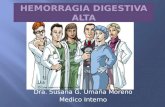 Dra. Susana G. Umaña Moreno Medico Interno. Se le denomina tubo digestivo alto propiamente dicho a la porción del tubo digestivo que se encuentra por.