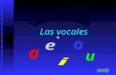 Las vocales Avión elefante iguana Oso Uva Escribe la vocal con que empieza cada dibujo.