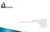 UNIPUEBLA.  Guillermo Lara Vargas  Psicología Social y Grupos de Aprendizaje.  Puebla, Pue.  Unidad IV  14.5.12.