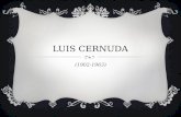 LUIS CERNUDA (1902-1963). EXPRESIVO.