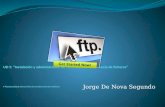 Jorge De Nova Segundo. FTP (File Transfer Protocol o 'Protocolo de Transferencia de Archivos'), es un protocolo de red para la transferencia de archivos.