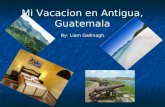 Mi Vacacion en Antigua, Guatemala By: Liam Gallinagh.