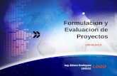 LOGO Formulacion y Evaluacion de Proyectos Ing. Edson Rodriguez 15/01/11 UNI-RUACS.