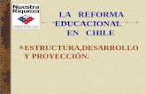 LA REFORMA EDUCACIONAL EN CHILE ESTRUCTURA,DESARROLLO Y PROYECCIÓN.