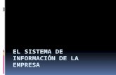 La Importancia de la información AGENDA  El Sistema de Información en la empresa  Desempeño de las tecnologías de la información en el sistema de.