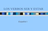 LOS VERBOS SER Y ESTAR Español I. Las formas del verbo SER (to be)
