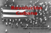 Revolución Cubana Paula Bilbao, Emma Huertos, Maria Riu, Amaya Tejería.