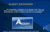 Fue desarrollado y mantenido por la empresa Avant Force, con base en las Islas Vírgenes británicas. Avant Browser es una aplicación de tipo freeware, es.