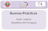 Buenas Prácticas Poder Judicial República del Paraguay.
