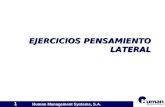 Human Management Systems, S.A. 1 EJERCICIOS PENSAMIENTO LATERAL.