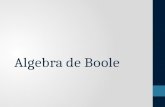 Algebra de Boole. George Boole En 1847 un matemático inglés autodidacta llamado George Boole (1815 – 1864), desarrolla unos símbolos matemáticos con unas.