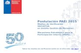 Postulación PAEI 2015 Medios de Verificación INICIATIVA en ámbito Gestión de Personas: Mecanismo Estratégico para la Participación Interna (MEPI). Todos.