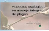 Aspectos ecológicos en manejo integrado de plagas Julio M. Arias Reverón Agroecología - Entomología CIPROC.