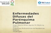Enfermedades Difusas del Parénquima Pulmonar Hugo Alberto Millán Aguilar R1 Medicina Interna Programas Multicéntricos de Residencias Médicas ITESM-SSNL.