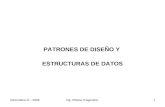 Informática III - 2008Ing. EStela D'Agostino1 PATRONES DE DISEÑO Y ESTRUCTURAS DE DATOS.