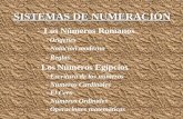 SISTEMAS DE NUMERACIÓN - Los Números Romanos - Orígenes - Notación moderna - Reglas - Los Números Egipcios - Escritura de los números - Números Cardinales.