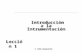 Introducción a la Intrumentación Lección 1 © ITES-Paraninfo.