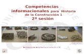 Biblioteca de Arquitectura curso 12-13 t FAB_LAB etsa Competencias informacionales para Historia de la Construcción 1 2ª sesión.
