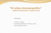 “El relato cinematográfico” André Gaudreault y François Jost Capítulos: 1.Cine y relato 5.Temporalidad narrativa y cine 6.El punto de vista.