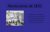 Liberalismo, nacionalismo y romanticismo, en contra de los regimenes instaurados luego de la Europa de las Convenciones de 1815.