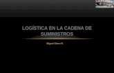 Miguel Otero R.. LOGÍSTICA Concepto: La logística es la encargada de la distribución eficiente de los productos de una determinada empresa con un menor.