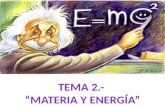 2 Transformaciones en el mundo material: la energía.