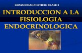 INTRODUCCION A LA FISIOLOGIA ENDOCRINOLOGICA REPASO DIAGNOSTICO: CLASE 3.