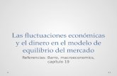 Las fluctuaciones económicas y el dinero en el modelo de equilibrio del mercado Referencias: Barro, macroeconomics, capítulo 19 1.