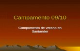 Campamento 09/10 Campamento de verano en Santander.