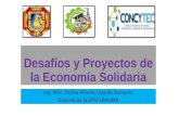 Desafíos y Proyectos de la Economía Solidaria Ing. MSc. Carlos Alberto Ligarda Samanéz Docente de la EPIA UNAJMA.