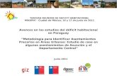 Avances en los estudios del déficit habitacional en Paraguay “Metodología para Identificar Asentamientos Precarios en Áreas Urbanas: Estudio de caso en.
