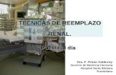 TECNICAS DE REEMPLAZO RENAL. Puesta al día Dra. F. Prieto Valderrey Servicio de Medicina Intensiva Hospital Santa Bárbara Puertollano.