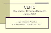 CEFIC Diplomado: Recursos Humanos Junio, 2012 Jorge Villasante Araníbar “V & A Abogados Consultores S.A.C.”