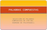 SELECCIÓN DE PALABRAS COMPUESTAS DE 4TB DEL VEDRUNA DE PALAFRUGELL PALABRAS COMPUESTAS.