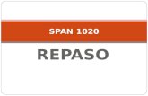 REPASO SPAN 1020. Los saludos ¿Cómo saludas en español?