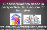 Giñé, Climent (2005), "El asesoramiento desde la perspectiva de la educación inclusiva", en Caries Monereo y Juan Ignacio Pozo (coords.), La práctica del.