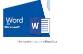 Microsoft Herramientas de ofimática. Introducción a Ms. Word 2013: Reconocer el entorno de Word 2013. Explorar Backstage Realizar las principales configuraciones.