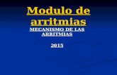 Modulo de arritmias MECANISMO DE LAS ARRITMIAS 2015.