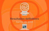 Resultados definitivos Agosto de 2015. ¿Qué son los Censos Económicos? La fuente de información económica básica más completa y detallada de México Pilar.