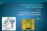 11°c Tecnología e Informática Docente: Carlos Fernández 2012.