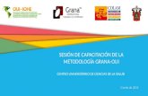 SESIÓN DE CAPACITACIÓN DE LA METODOLOGÍA GRANA-OUI CENTRO UNIVERSITARIO DE CIENCIAS DE LA SALUD 2 Junio de 2015.