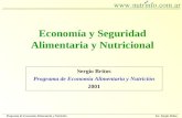 Lic. Sergio BritosPrograma de Economía Alimentaria y Nutrición Economía y Seguridad Alimentaria y Nutricional Sergio Britos Programa de Economía Alimentaria.