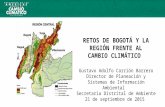 RETOS DE BOGOTÁ Y LA REGIÓN FRENTE AL CAMBIO CLIMÁTICO Gustavo Adolfo Carrión Barrero Director de Planeación y Sistemas de Información Ambiental Secretaria.