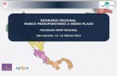 SEMINARIO REGIONAL MARCO PRESUPUESTARIO A MEDIO PLAZO PROGRAMA MPMP REGIONAL San salvador, 12- 14 febrero 2015 SEMINARIO REGIONAL MARCO PRESUPUESTARIO.