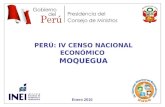 3 Enero 2010 PERÚ: IV CENSO NACIONAL ECONÓMICO MOQUEGUA.