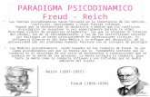 PARADIGMA PSICODINAMICO Freud - Reich Las teorías psicodinámicas hacen hincapié en la importancia de los motivos, conflictos, necesidades y otras fuerzas.