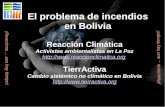 Reacción Climática Activistas ambientalistas en La Paz  TierrActiva Cambio sistémico no climático en Bolivia .