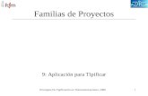 Principios De Tipificación en Telecomunicaciones, 2006 1 Familias de Proyectos 9: Aplicación para Tipificar.