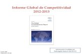 Informe Global de Competitividad 2012-2013 Información Confidencial Embargada hasta el día 05.9.12 Fuente: WEF Elaboración: CDI-SNI.