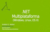 .NET Multiplataforma (Windows, Linux, OS X). Ejecutando una aplicación.NET en Linux.
